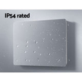 NNEDSZ Wall Mirror 70X50cm with LED Light Bathroom Home Decor Round Rectangle