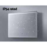 NNEDSZ Wall Mirror 100X70CM with LED Light Bathroom Home Decor Round Rectangle