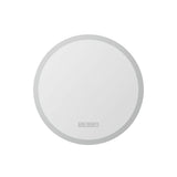 NNEDSZ Bluetooth LED Wall Mirror With Light 50CM Bathroom Decor Round Mirrors