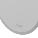 NNEDSZ Bluetooth LED Wall Mirror With Light 60CM Bathroom Decor Round Mirrors