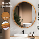NNEDSZ Wall Mirror Wooden Makeup 80cm