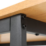 NNEDSZ Artiss Dining Table 6 Seater Kitchen Cafe Rectangular Wooden Table 150CM