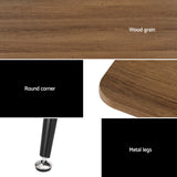 NNEDSZ Artiss Dining Table 4 Seater Kitchen Cafe Wooden Table Rectangular 120CM