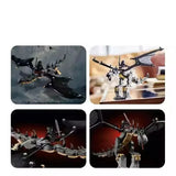 NNEOBA Black Dragon Beast Building Blocks