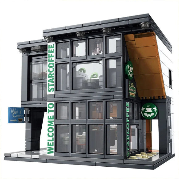 NNEOBA Star Coffee House Cafe Building Blocks Set (581Pcs)