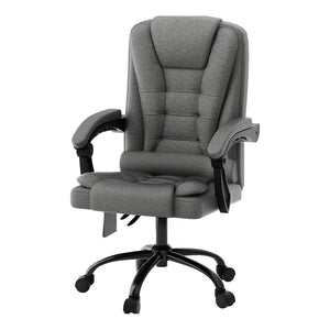 NNEDSZ 2 Point Massage Office Chair Fabric Black