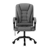 NNEDSZ 2 Point Massage Office Chair Fabric Black