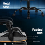 NNEDSZ Artiss 2 Point Massage Gaming Office Chair Footrest Grey