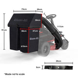 NNEMB 150L Grass Catcher, for 30' 300RX Electric Ride on Lawn Mower