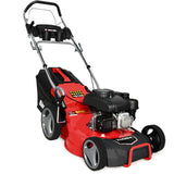 NNEMB 18' 150cc Self Propelled Lawn Mower, 7 Height, Steel Deck, Cup Holders, 4-Stroke Petrol Lawnmower - 740SX