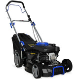 NNEMB 18' 150cc Self Propelled Lawn Mower, 7 Height, Steel Deck, 4-Stroke Petrol Lawnmower - VS550