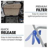 NNEMB 20' 200cc Self-Propelled Lawn Mower, 7 Height, Steel Deck, Deck Wash Port, OHV 4-Stroke Petrol - VS900