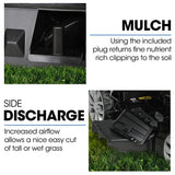 NNEMB 20' 200cc Self-Propelled Lawn Mower, 7 Height, Steel Deck, Deck Wash Port, OHV 4-Stroke Petrol - VS900