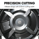 NNEMB 20' 200cc Self-Propelled Lawn Mower, 7 Height, Steel Deck, Deck Wash Port, OHV 4-Stroke Petrol - VS900