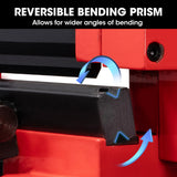 NNEMB 200mm Sheet Metal Shear & Brake Combination, Manual Bending Guillotine, Adjustable Mitre Gauges, 5 Precision Fingers