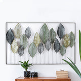NNEDSZ Metal Wall Art Hanging Sculpture Home Decor Leaf Tree of Life Framed