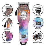 NNEOBA Hair Trimmer for Men Adjustable Electric Clipper with Digital Display