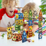 NNEOBA Magnetic Building Blocks with Marble