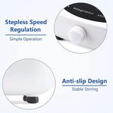 NNEOBA Mini Magnetic Stirrer 4000RPM Portable Mixer White