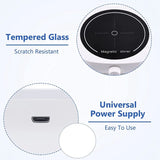 NNEOBA Mini Magnetic Stirrer 4000RPM Portable Mixer White
