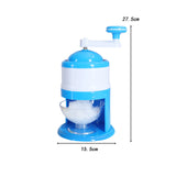 NNEOBA Manual Shaved Ice Crusher Portable Ice Breaker Machine