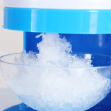 NNEOBA Manual Shaved Ice Crusher Portable Ice Breaker Machine