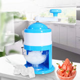 NNEOBA Manual Shaved Ice Crusher Portable Ice Breaker Machine