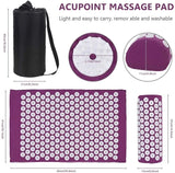 NNEOBA Massage Cushion Yoga Mat & Acupressure Pillow