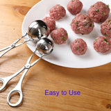 NNEOBA Stainless Steel Meatball Maker – Non-Stick Meatball & Rice Ball Shaper