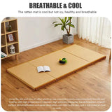 NNETM Foldable Mattress Coir Yoga & Meditation Pad