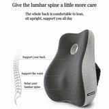 NNEOBA Memory Foam Office Chair Cushion & Lumbar Support Pillow
