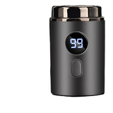 NNEOBA Men’s Electric Razor Portable Rechargeable Shaver with Digital Display Grey