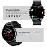 NNEOBA Smart Watch Full Touch Screen Fitness Tracker IP68 (Black)