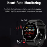 NNEOBA Smart Watch Full Touch Screen Fitness Tracker IP68 (Black)