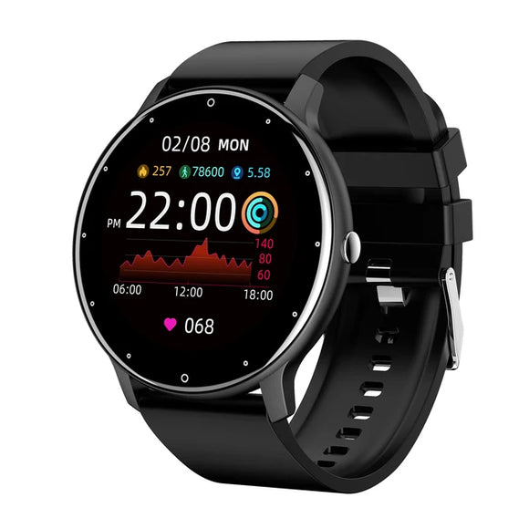 NNEOBA Smart Watch Full Touch Screen Fitness Tracker IP68 (Black)