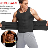 NNEOBA Men Sauna Waist Trainer Fitness Vest Body Shaper