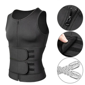 NNEOBA Men Sauna Waist Trainer Fitness Vest Body Shaper