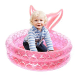 NNEOBA Mermaid Pool Inflatable Swimming Bathing Tub for Kids