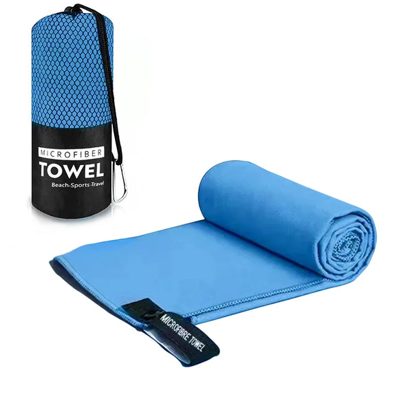 NNEOBA Microfiber Towels Fast Drying Lightweight (Blue)