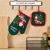 NNEOBA Microwave Mitts & Potholder Set