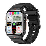 NNEOBA Military Smart Watch Fitness Health Monitor Bluetooth (Black)