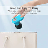 NNEOBA Mini Electric Handheld Massager 6-Speed Deep Tissue Therapy Blue