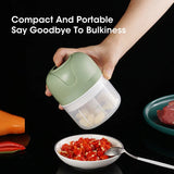 NNEOBA USB Rechargeable Mini Electric Garlic Chopper – 250ml