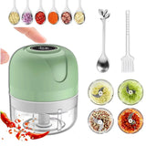 NNEOBA USB Rechargeable Mini Electric Garlic Chopper – 250ml