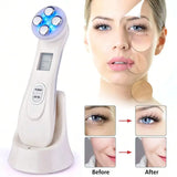 NNEOBA Mini LED Rejuvenation Wand Rechargeable Face Massage White