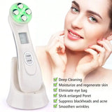 NNEOBA Mini LED Rejuvenation Wand Rechargeable Face Massage White