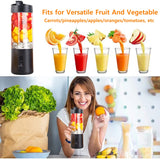 NNEOBA Mini Portable Rechargeable Electric Fruit Juicer Blender