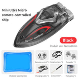 NNEOBA Mini RC Speedboat LED Remote Control Boat for Pool Fun