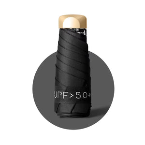 NNEOBA Compact Mini Sunshade Umbrella Foldable & Lightweight Black