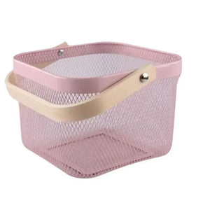 NNEOBA Multifunctional Hollow Stainless Steel Storage Basket